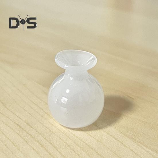 Mini Glass Vase Refrigerator Magnet Home Office Kitchen Locker Fridge 3D Miniature Flower Vase Magnetic Decoration Ornament