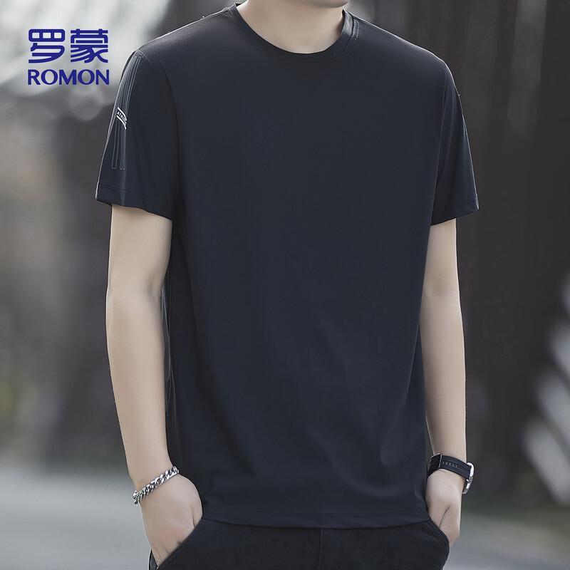 ROMON Men's Ice Silk Short Sleeve T-Shirt