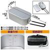 Sundry Mesting Measurement Aluminum Rice Cooker Square Outdoor Camping Mountaineering Cooking Lightweight