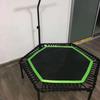 Hexagonal Gym Trampoline & Round Home Trampoline with Elastic Rope