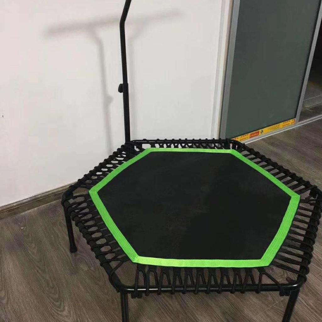 Hexagonal Gym Trampoline & Round Home Trampoline with Elastic Rope