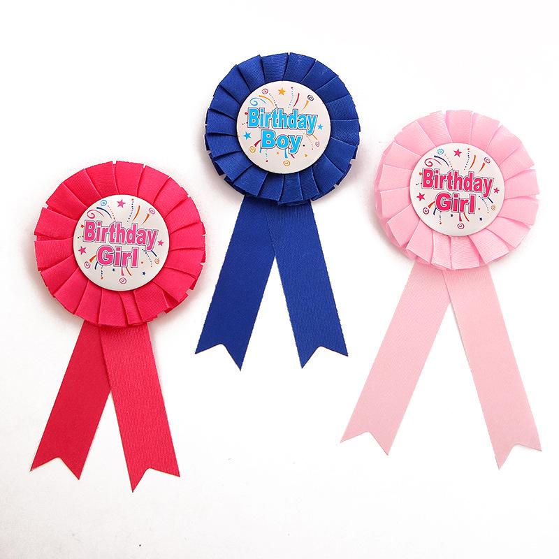 Birthday Girl & Birthday Boy Badges for Party