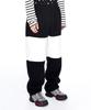 EPONYM Color Block Fleece Pants_White & Black