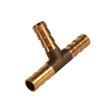 3 Way Hose Joiner Brass T Piece 3 Way Fuel Hose Joiner Connector For Compressed Air Oil Gas Pipe T Piece 3 way Fuel Hose Joiner