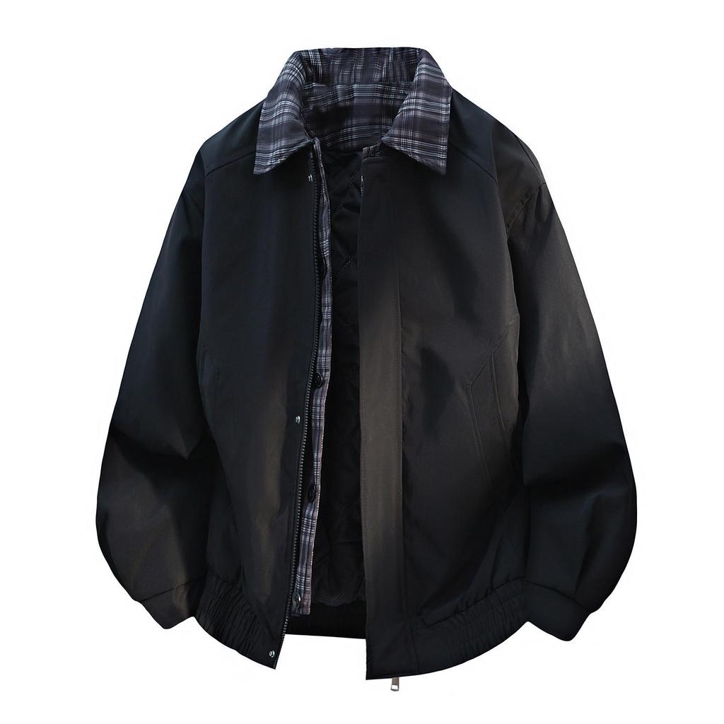 Men's Autumn Winter Thickened Executive Jacket - Old Money Style Warm Cotton Padded Coat