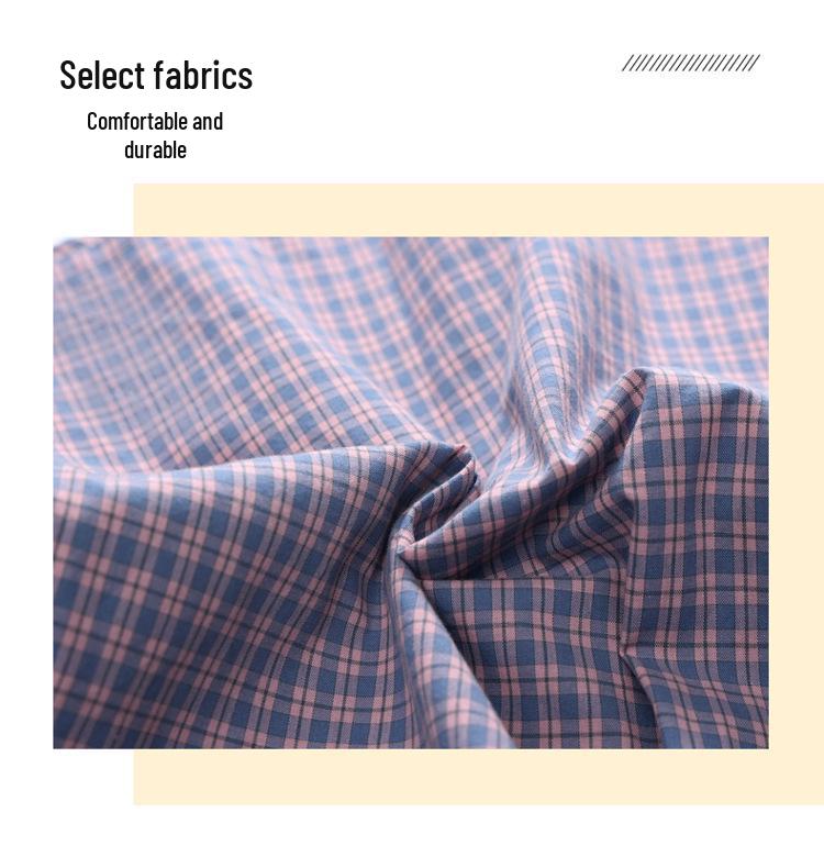 Pure Cotton Plaid Long Sleeve Shirt for Women - Maternity & Elderly Spring/Autumn Wear