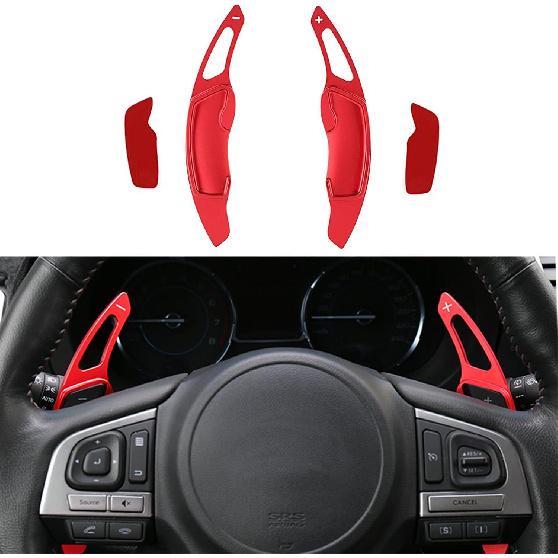 Aluminum Alloy Paddle Shift Steering Wheel Shifter Extension for Subaru Impreza WRX Legacy XV Crosstrek Forester Legacy WRX Ascent BRZ Scion FR-S