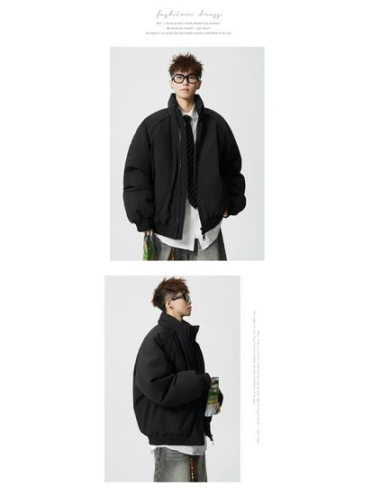 Men's Thickened Warm Stand-up Collar Pilot Jacket for Autumn/Winter