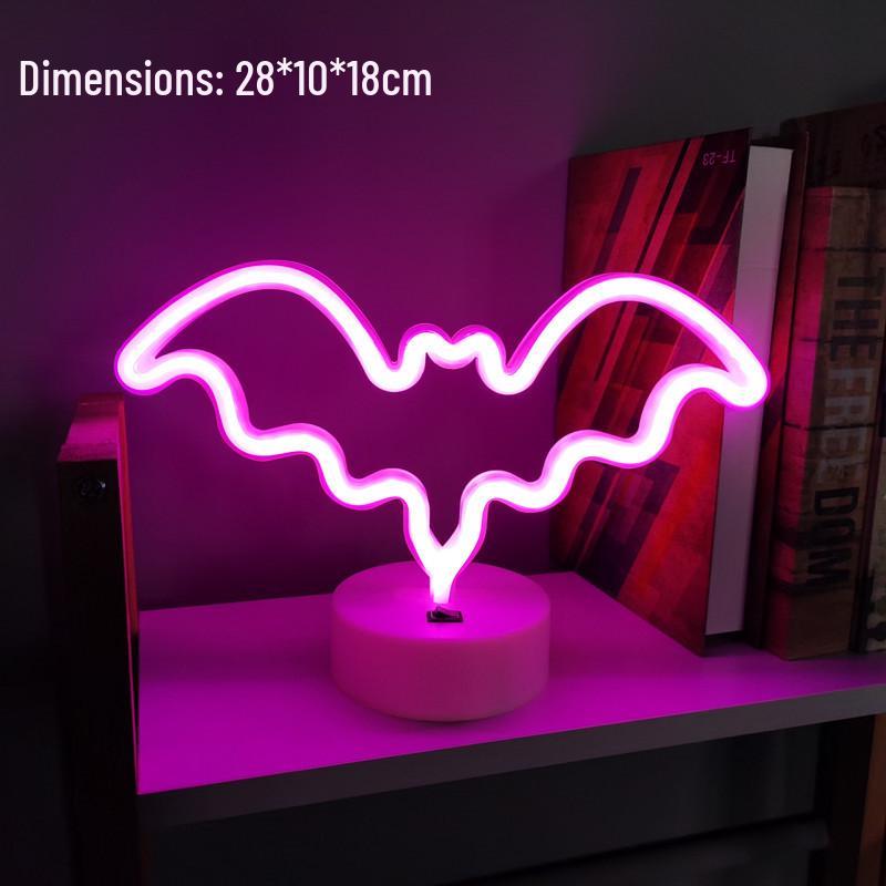 Luz de Mesa LED Neon para E-Sports e Decoração de Quarto