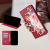 Flower Pattern Magnetic Leather Flip Case for Samsung Galaxy A17 A07 A56 A36 A26 S25 Ultra S25 FE S24 S23 S22 Plus Wallet Cover