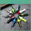 New Three-section Screw Propeller Surface Towing Hard Bait 11cm/24g Floating Lead Pencil Plastic Lure For Fishing Hl808