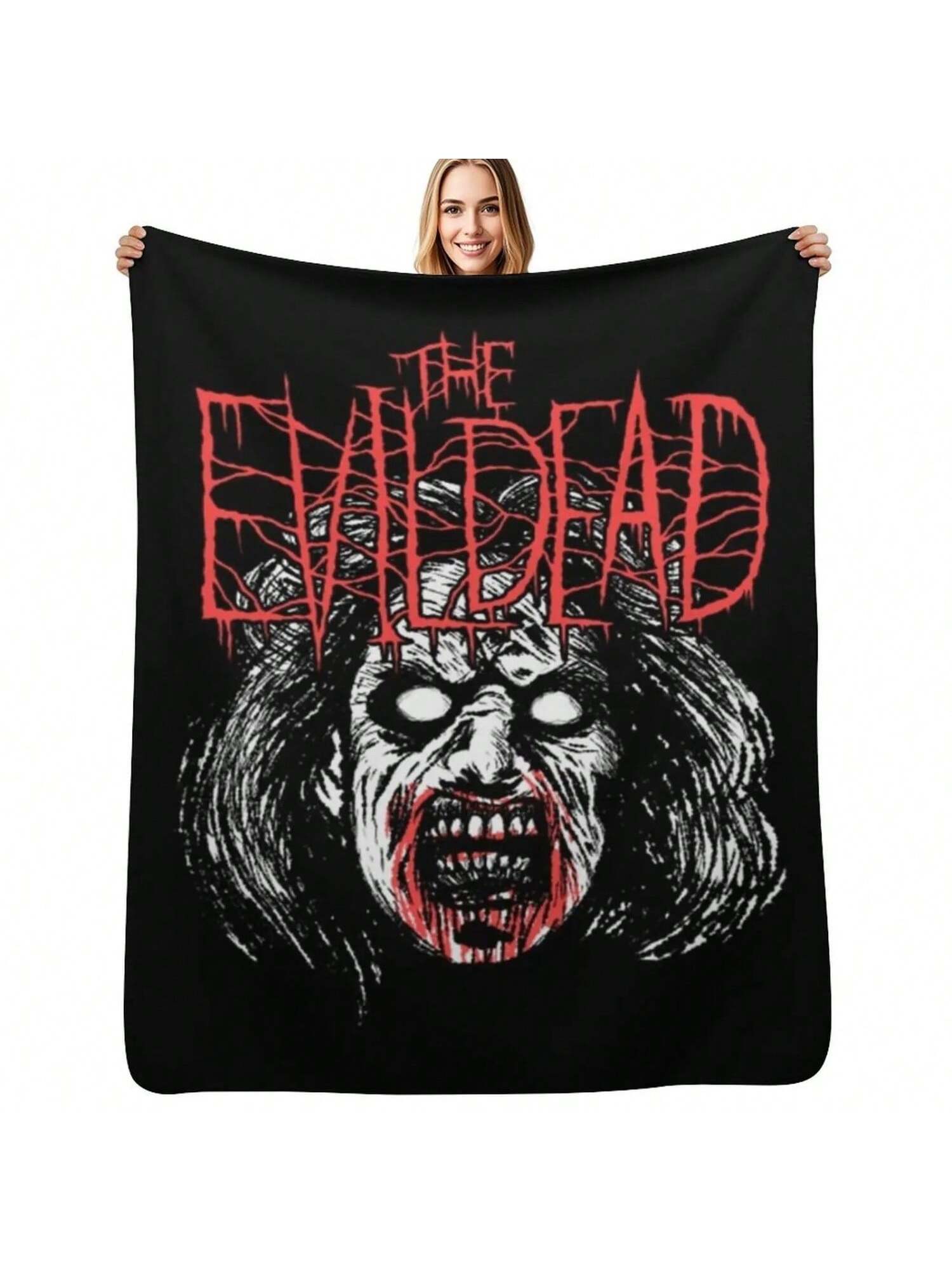 Evil Death - Evil Dead Throw Blanket Warm Winter Christmas Decoration Extra Large Throw Flannel Fabric Blankets 75X95CM