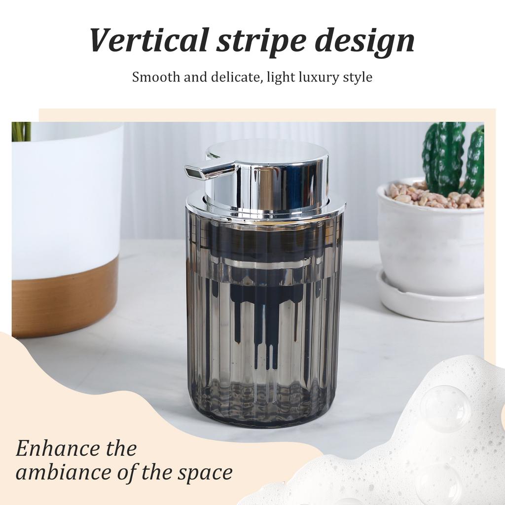 Refillable Containers Soap Dispenser Foam Pump Bottle Press-type Cosmetic Facial Cleanser Shampoo Shower Bottle 350ml