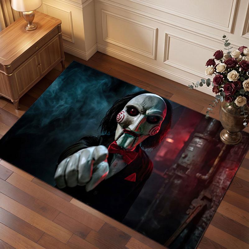 Saw Billy the Puppet Rug Soft Thick Non Slip Floor Carpet for Bedroom Living Room Home Decor