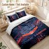 Custom Name Bedding Set 3 PiecesBolton Wanderers FC Print Duvet Cover + 2 Pillowcases Soft Bed Decor