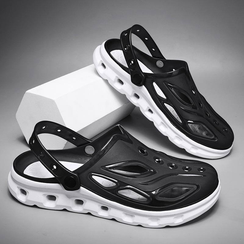 Men's Summer Trend Thick-Soled Outdoor Non-Slip Closed-Toe Casual Beach Shoes