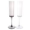 1Pc Transparent Black Goblet Glass For Wedding Party Toasting Cups Champagne Plastic Cups Home Bar Wine Glasses