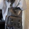High-value backpack bag women's new retro British simple college student schoolbag large-capacity travel backpack