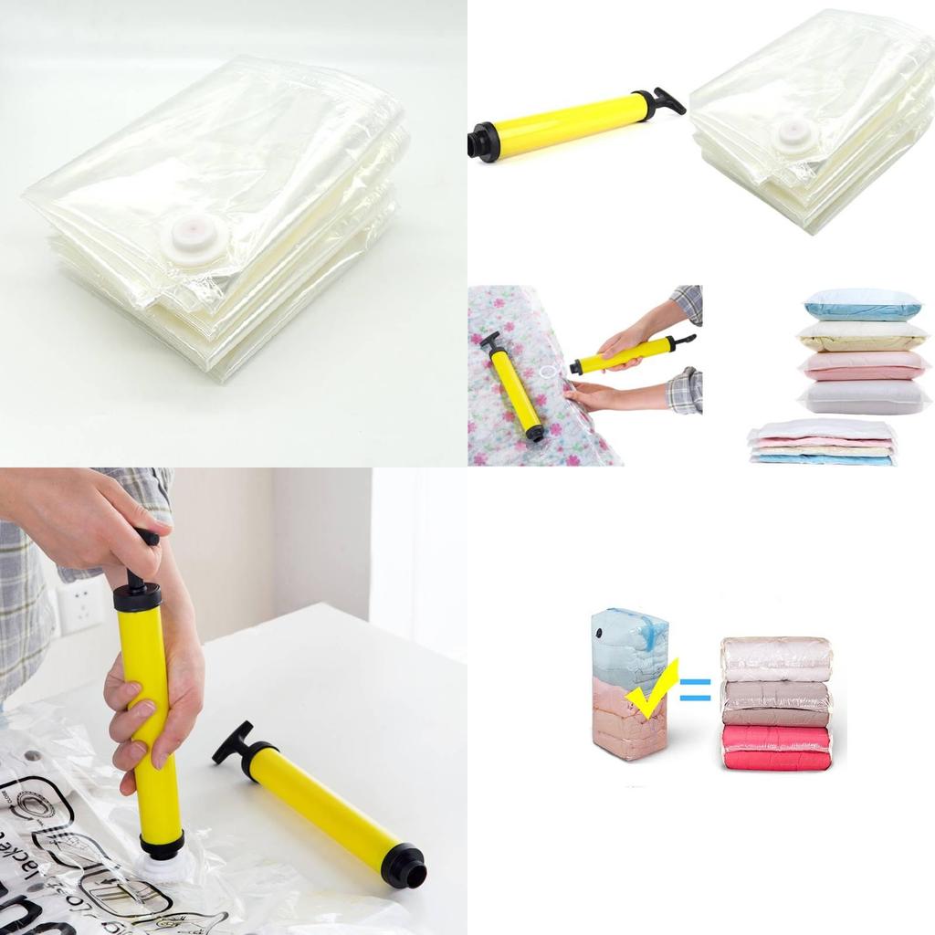 Large Transparent Vacuum Compression Bag Wholesale Pet+pe Material