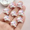 20Pcs New Resin Mini Cartoon Unicorn Series Flat Back Cabochons Scrapbooking DIY Jewelry Craft Decoration Accessories