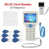 Cititor Scriitor Card IC Cu 6 Keyfob & 6 Card / 10 Frecvență RFID Copiere Criptat NFC Smart ID 150x80x22mm
