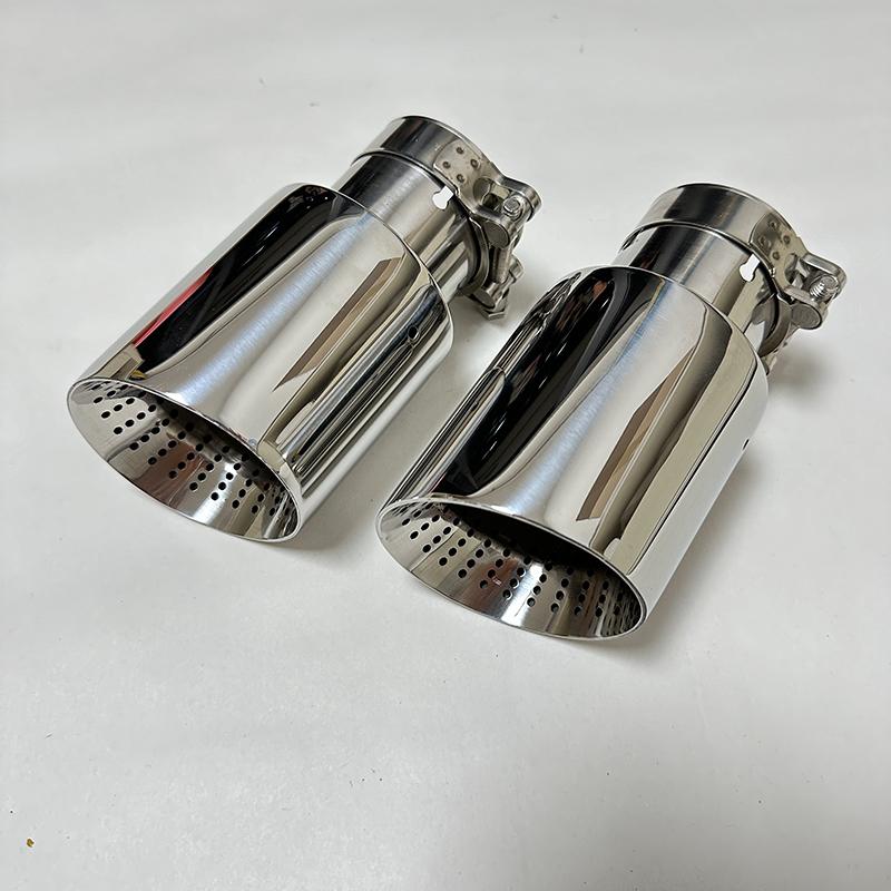 CARS Attachment Exhaust Pipe Stainless Steel 304 Tail Throat Horn Outlet Hole Large Diameter 89mm 101mm 114mm Size 1pcs