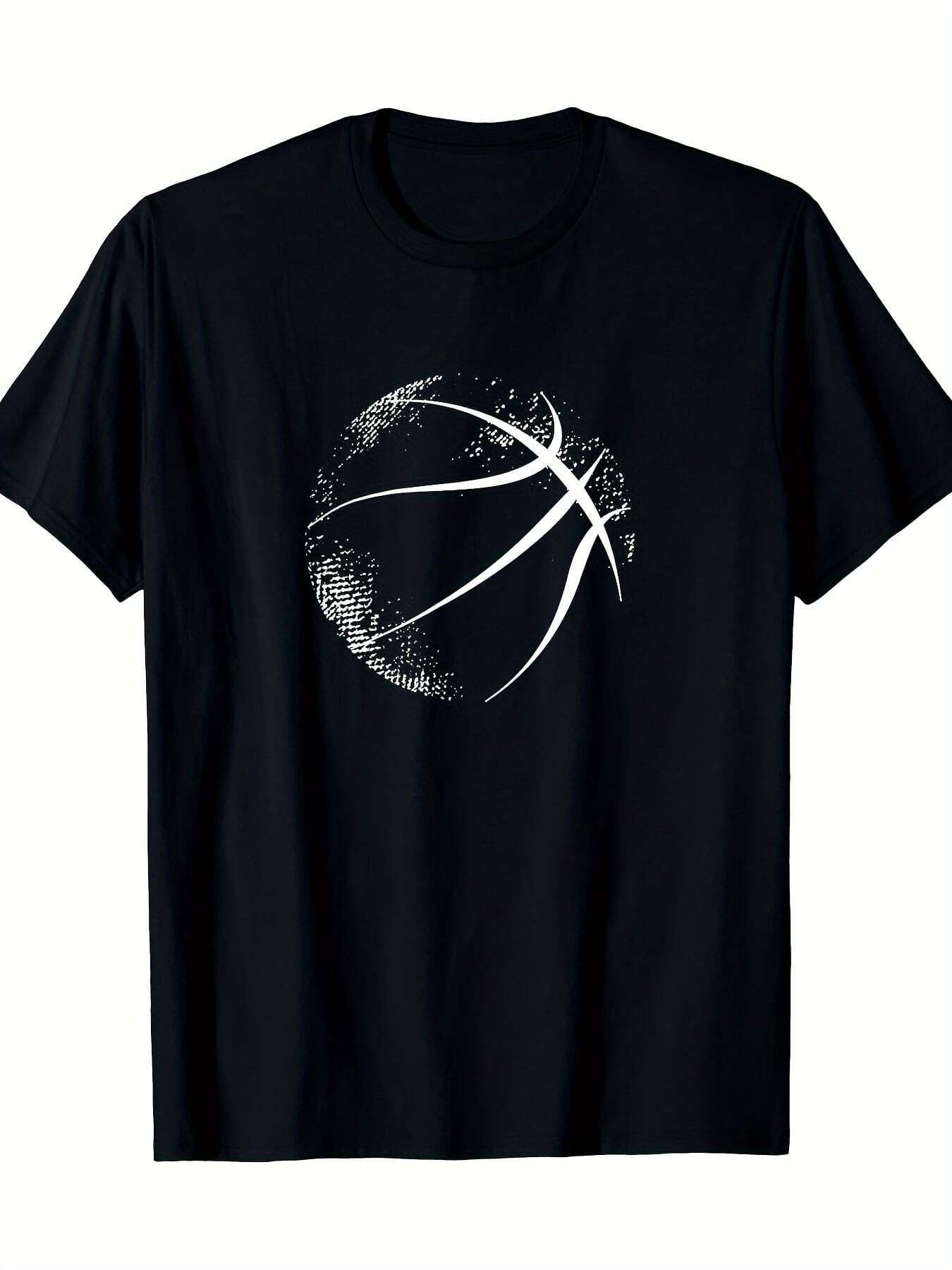 

Basketball T-Shirt, Stylish Men s Cotton Tee – Breathable And Comfortable For Daily Outings Or Lounging 4XL