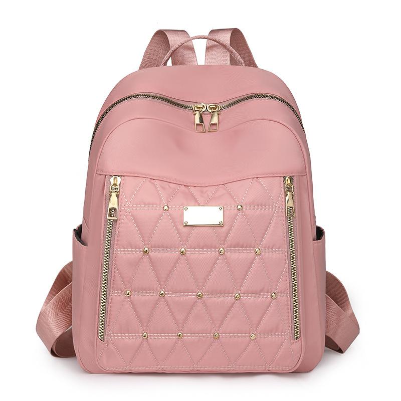 Backpack Women's Rivet Small Backpack Lightweight Travel Bag