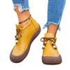 Martin boots women's autumn and winter new leather boots comfortable flat-bottomed soft-soled soft leather mother shoes soft leather short boots