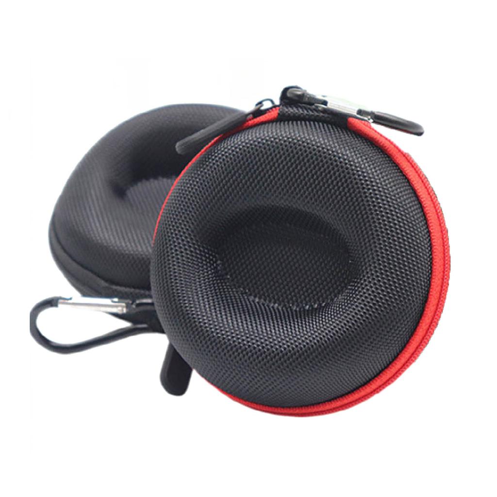 Portable Watch Travel Case Cushioned Round Portable Watch Holder for Travel Wristwatches Pouch Protector with Zipper