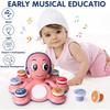 Baby Musical Toys Learning Toys for Toddlers Octopus Music Toys Preschooler Musical Educational Instruments Toy for Baby Kids