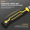 14oz Head Weight Chipping Hammer High Carbon Steel Welding Chipping Hammer with Non Slip Ergonomic Handle for Burr Grinding