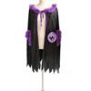 Children's Witch Halloween Black Cloak Costume for Dress-up and Cosplay