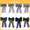 Stunning Halloween Bow Decoration With Glowing Skeleton And Pumpkin Designs For Festive Parties
