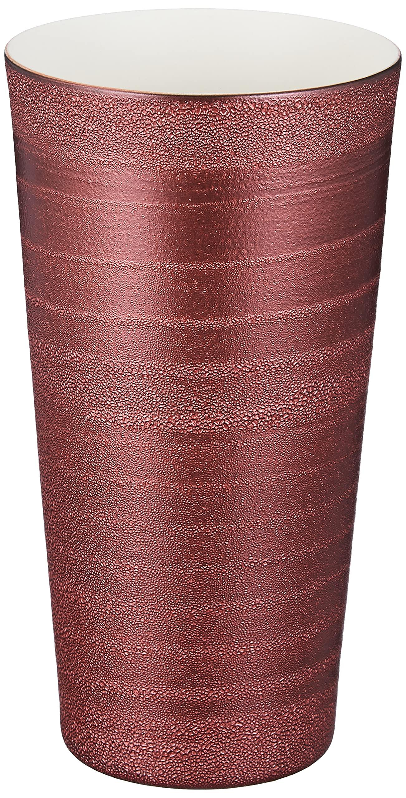 

Arita ware Densakugama Tumbler Small 400ml Armor Red Made in Japan Approx. Takeda Shingen