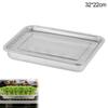 Reusable Cultivation Tool For Hydroponic Indoor Horticulture Stainless Steel Plant Germination Tray