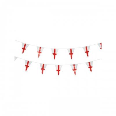 Plastic St George Cross Bunting
