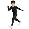 New Children's Tights Training Clothes Autumn and Winter Base Warm Sports Quick-drying Clothes Student Basketball Fitness Clothes Set