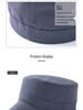 Men's Plus Size Quick-Drying Flat Top Hat - Trendy, Warm & Versatile for Autumn/Winter