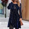 Plus Size Women's Casual Autumn & Winter Long Dress - Fashionable, Loose & Comfortable