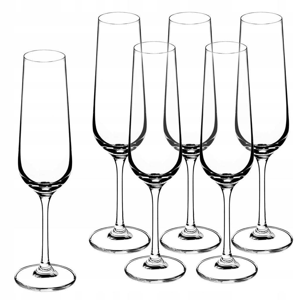 KADAX Champagne Glasses Set of 6 Glasses