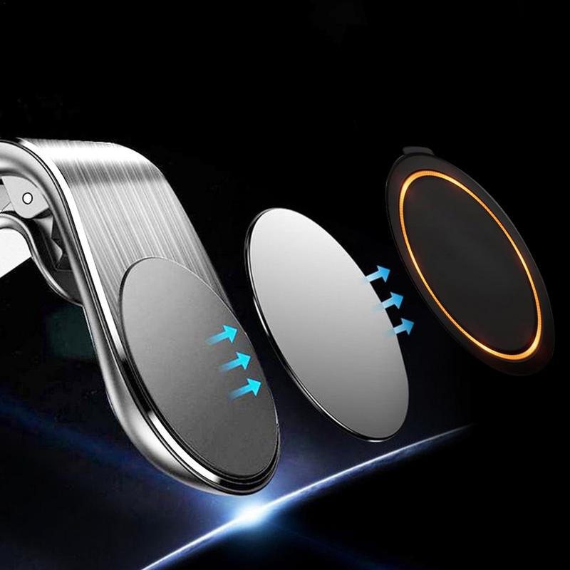 Car Cell Phone Holder Phone Grip Holder Stand Stand Hands Free Cradle Magnetic Air Vent Clip Holder Hands Free Cradle In Vehicle