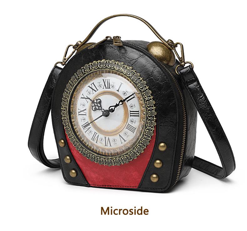 2025 British Niche Retro Handbags: Creative Clock and Watch Inspired Round Bags for Women