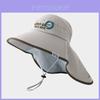 Kids Summer Sun Hat With Large Brim And Breathable Polyester For Children Protection