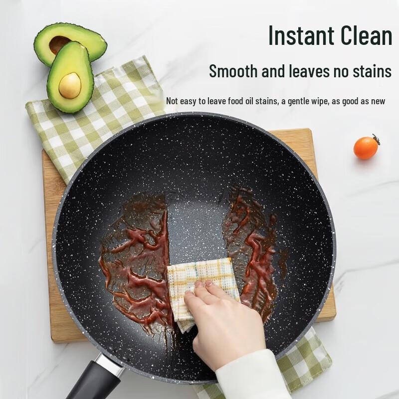 ASD Avocado Green Non-Stick Wok Pan