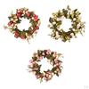 12" Artificial Wreath Rose Flower Door For Wedding Wall Home Decor