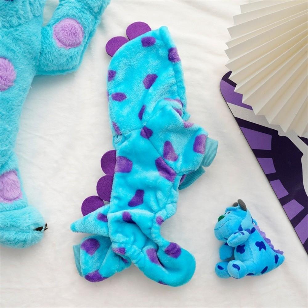 Thickened Warm Blue Dinosaur Hooded Coat Dog Cat Puppy Costume Fashion Dog Costumes