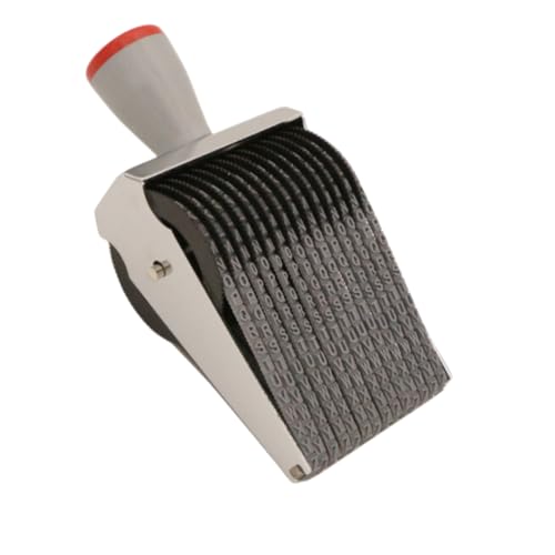 EINEY Invoice Rubber Stamp, Invoice Registration Number Stamp, Office Stamp, Registration Number Stamp, Rotating 14-Digit Number, for Receipts, Bills,