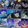 5D Diamond Painting Leopard Diamond Embroidery Animal Winter Rhinestones Art Full Square Mosaic Beaded Home Decor