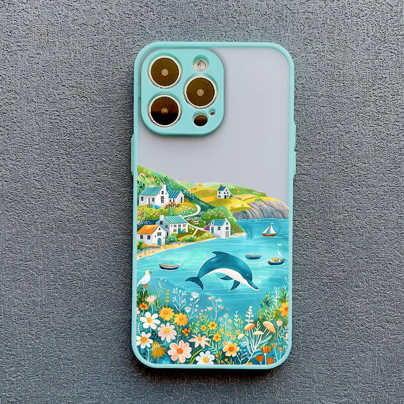 

Чехол для телефона с рисунком «Морской пейзаж, волны, пляж» для iPhone 15 16 Pro Max Plus 14 13 12 11 Pro Max Mini XS XR X 7 8 Plus SE2 iphone 15ProMax